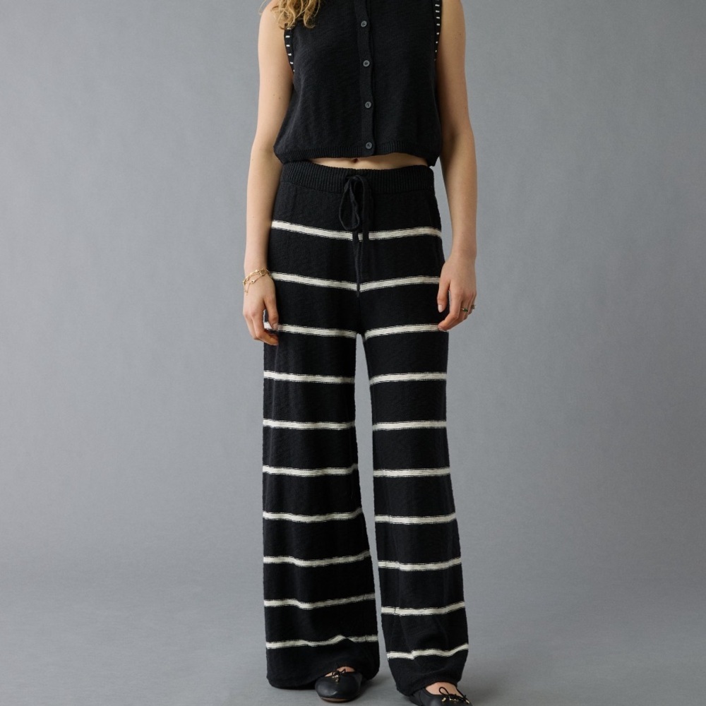 Sweater Knit Pants Straight Leg Baggy Soft New With Tags Favorite Winter Pants - Picture 7 of 7